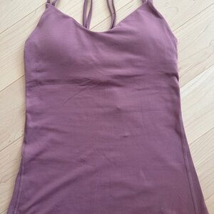 Lululemon Athletica Mauve Strappy Tank Top